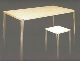 As table and stool